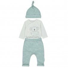 GX423: Baby Unisex Cuddles 3 Piece Outfit (0-6 Months)